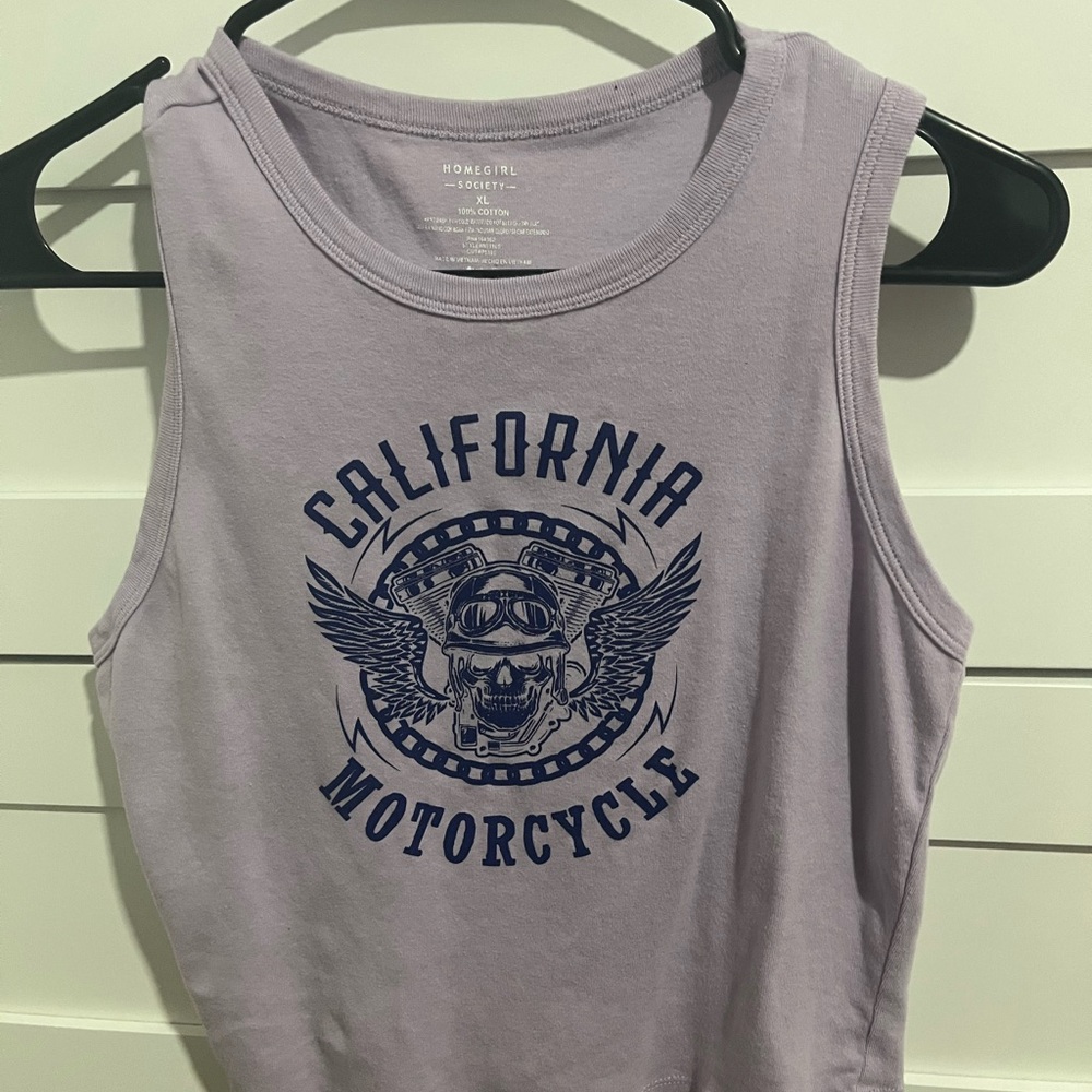 homegirl society purple tank